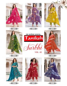 Taniksh surbhi vol 2 anarkali kurti online wholesaler